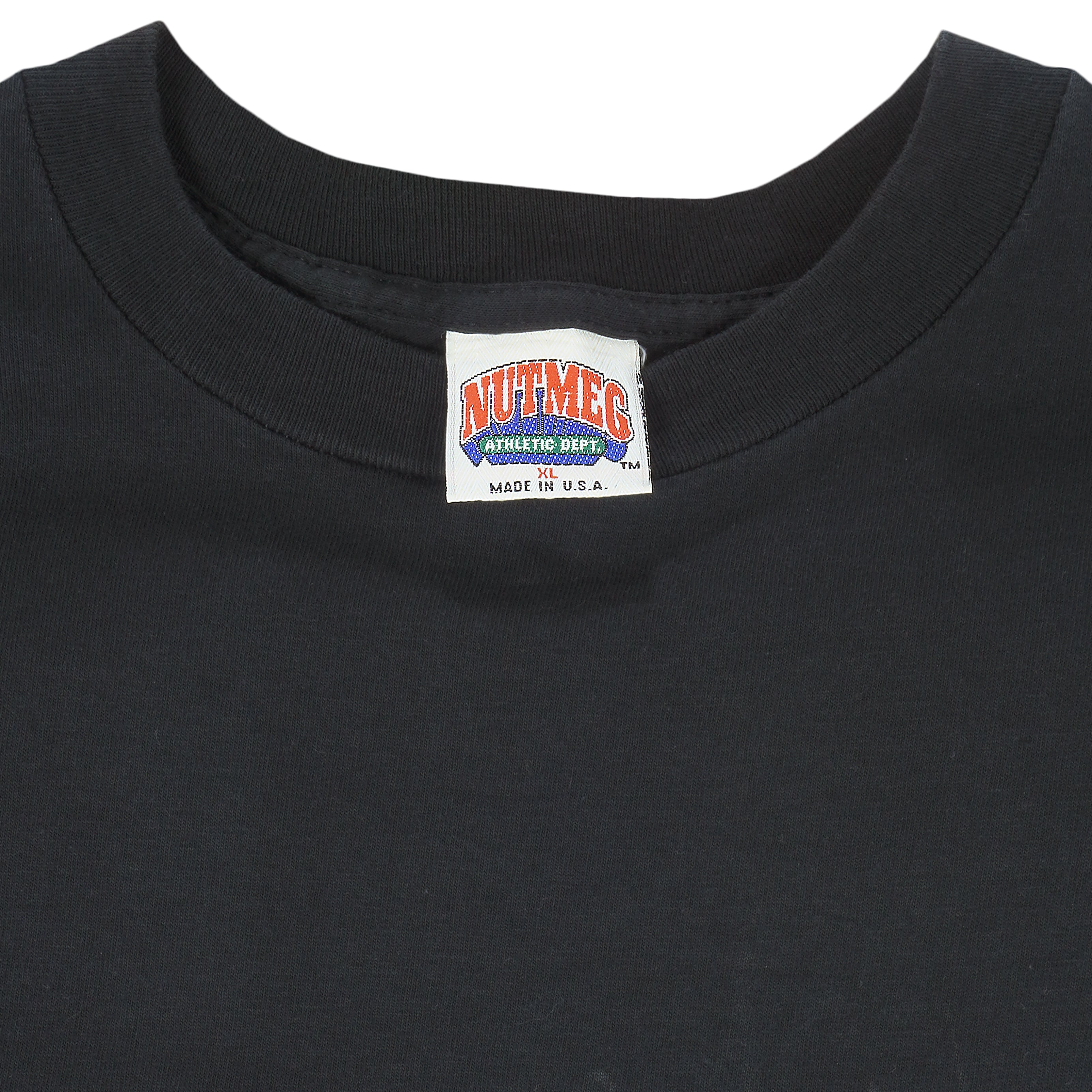 NBA (Nutmeg) - Black Detroit Pistons T-Shirt 1990s X-Large Vintage Retro Basketball