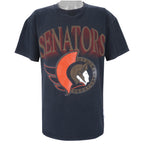NHL (The Game) - Ottawa Senators Big Logo T-Shirt 1990s X-Large Vintage Retro Hockey