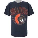 NHL (The Game) - Ottawa Senators Big Logo T-Shirt 1990s X-Large Vintage Retro Hockey