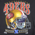 NFL (Salem) - Black San Francisco 49ers T-Shirt 1992 X-Large Vintage Retro Football