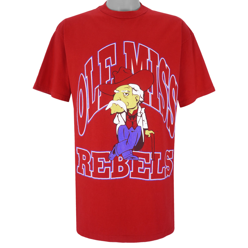 NCAA (TSI) - Mississippi Ole Miss Rebels T-Shirt 1990s X-Large Vintage Retro College