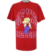 NCAA (TSI) - Mississippi Ole Miss Rebels T-Shirt 1990s X-Large Vintage Retro College