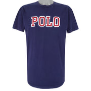 Ralph Lauren (Polo Sport) - Blue T-Shirt 1990s Large Vintage Retro