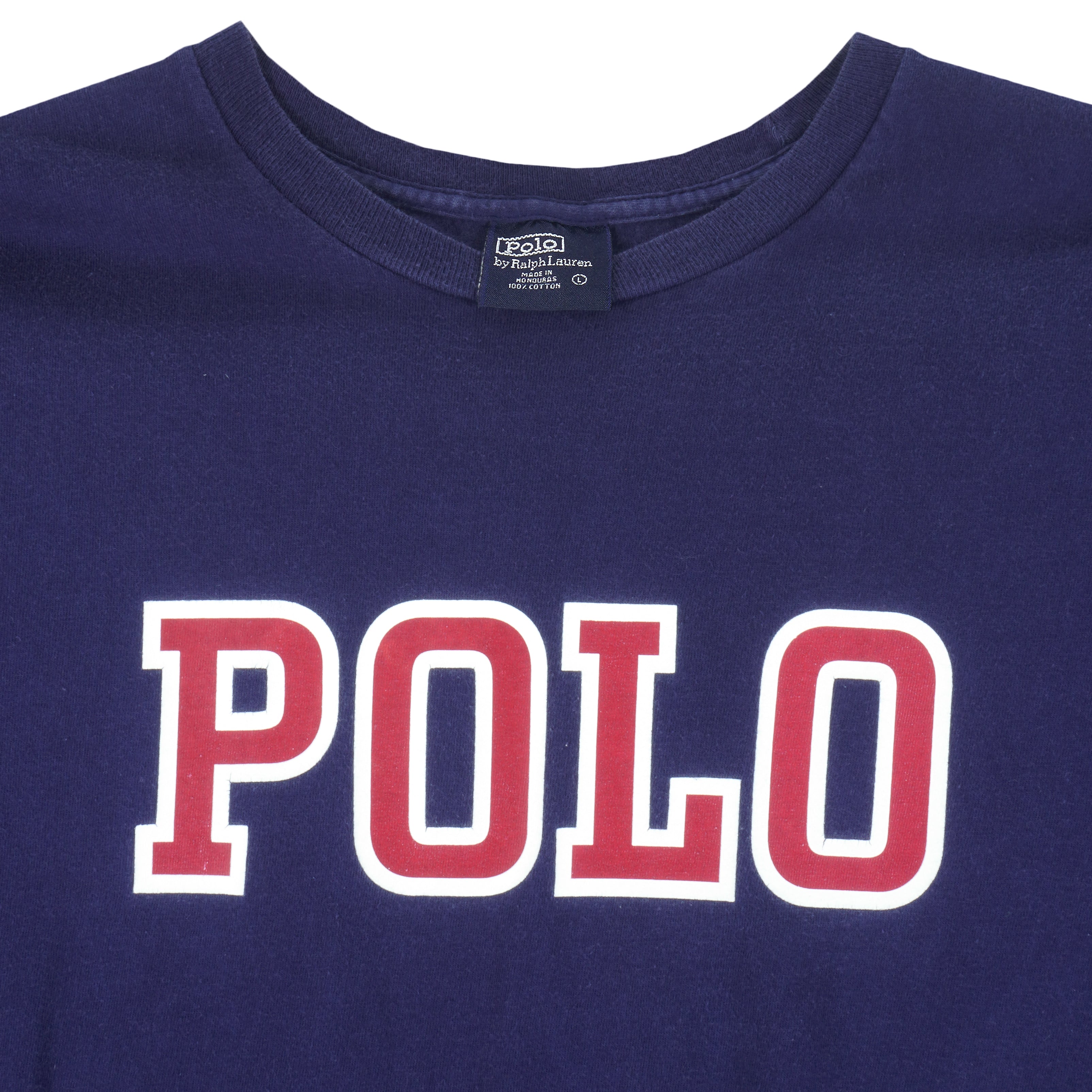 Ralph Lauren (Polo Sport) - Blue T-Shirt 1990s Large Vintage Retro
