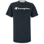 Champion - Black Classic T-Shirt 1990s Large Vintage Retro