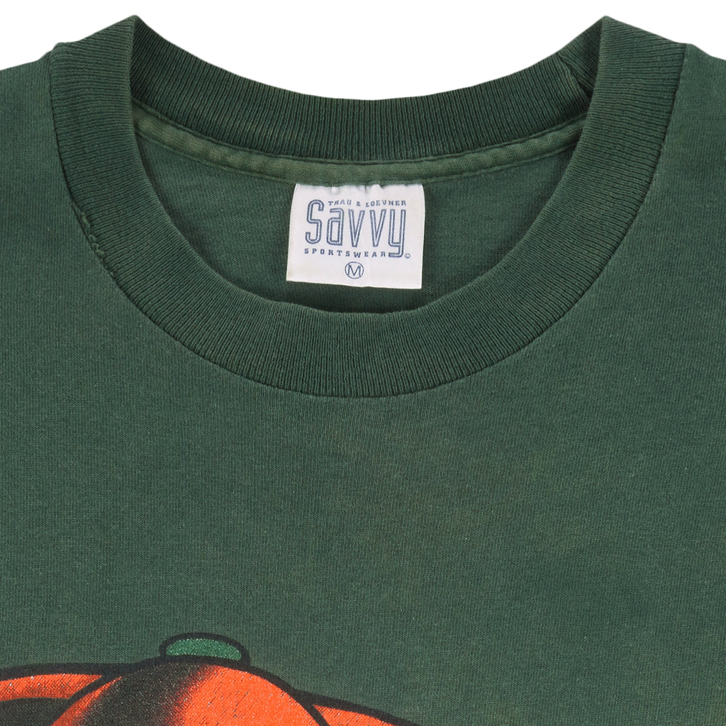 NCAA (Savvy) - Miami Hurricanes T-Shirt 1990s Medium Vintage Retro College