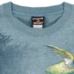 Vintage - Aquariums, North Carolina All Over Print T-Shirt 1990s X-Large Vintage Retro