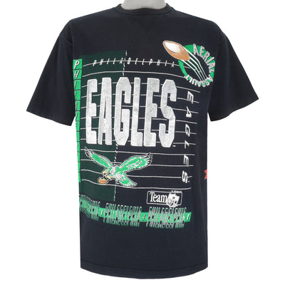 NFL (Salem) - Philadelphia Eagles Aerial Assault T-Shirt 1992 X-Large