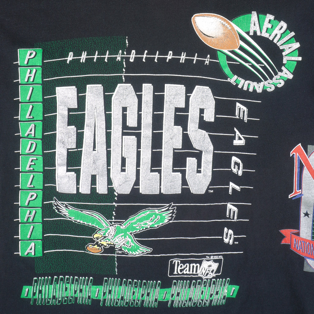 NFL (Salem) - Philadelphia Eagles Animal T-Shirt 1992 X-Large Vintage Retro Football
