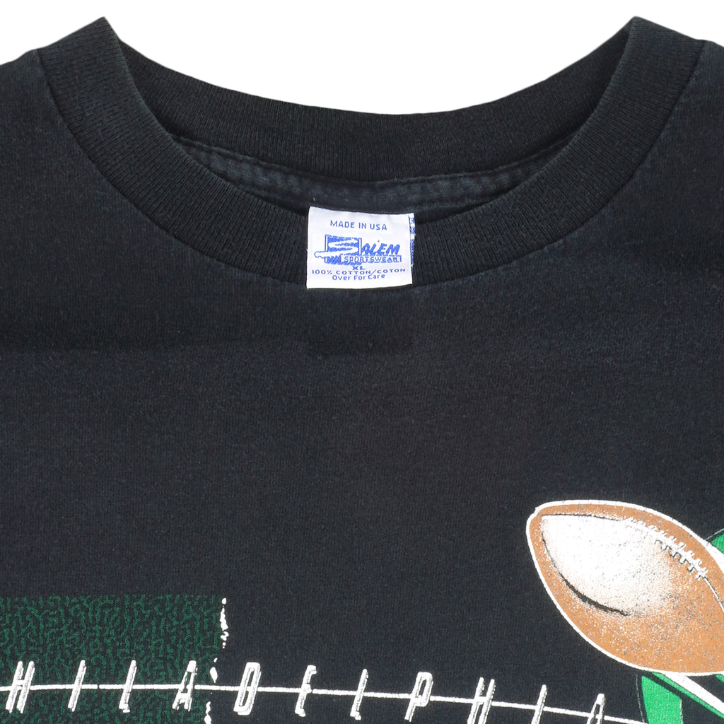 NFL (Salem) - Philadelphia Eagles Animal T-Shirt 1992 X-Large Vintage Retro Football