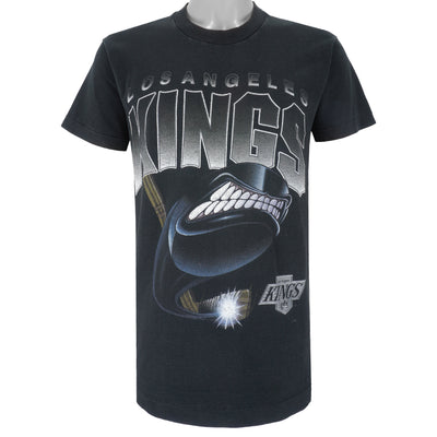 NHL (Artex) - Los Angeles Kings Puck T-Shirt 1990s Medium