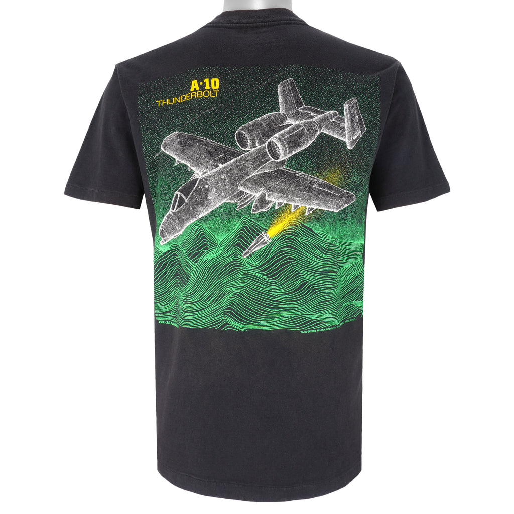 Vintage - Thunderbolt Blackbird A-10 T-Shirt 1988 Medium Vintage Retro