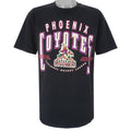 NHL (CSA) - Black Phoenix Coyotes T-Shirt 1990s X-Large Vintage Retro Hockey