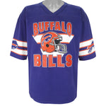 NFL (Garan) - Buffalo Bills Big Logo Football Jersey 1990s X-Large