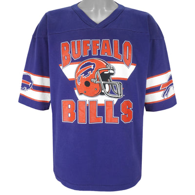 NFL (Garan) - Buffalo Bills Big Logo Football Jersey 1990s X-Large