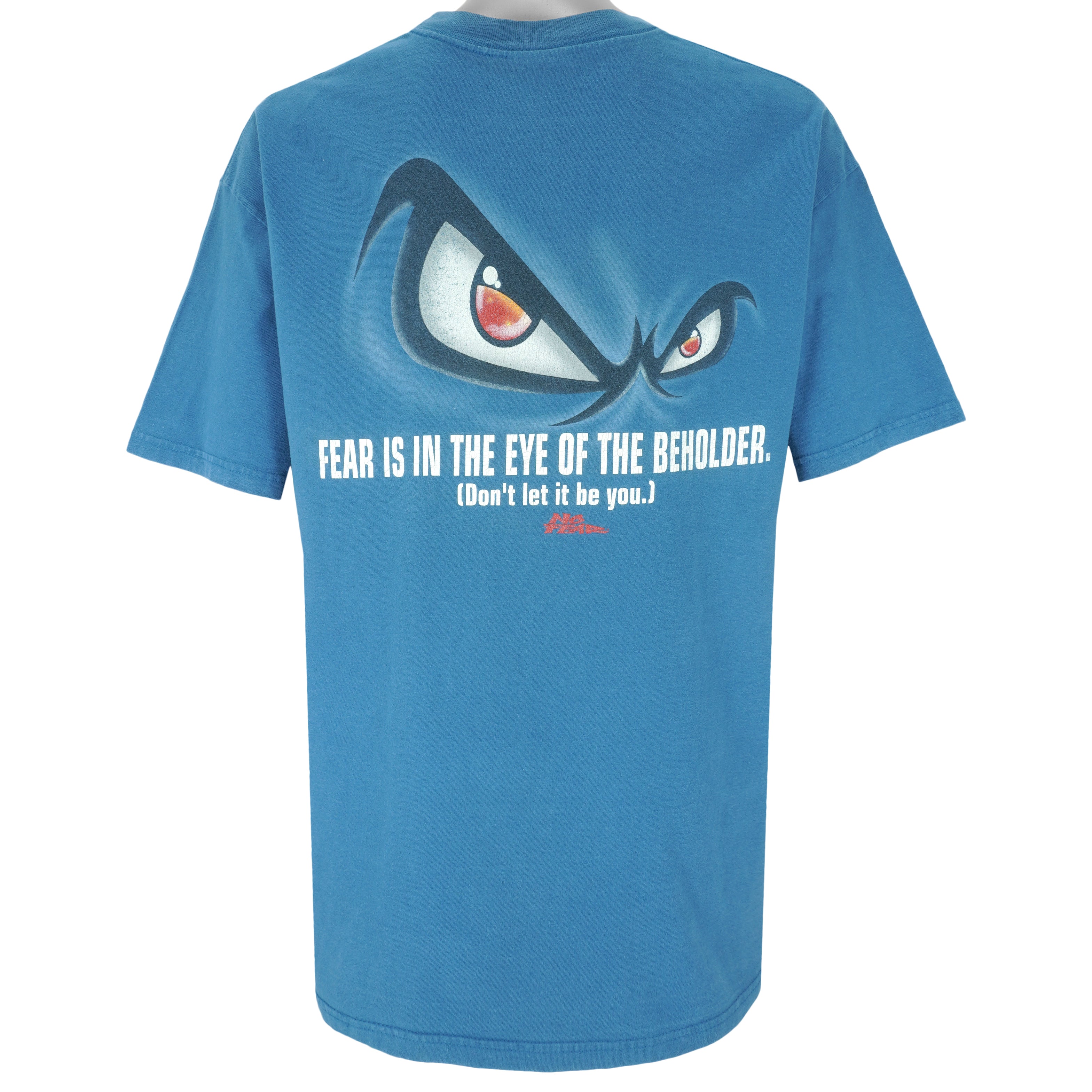 Vintage (No Fear) - Fear Is In The Eye Of The Beholder T-Shirt 1990s X-Large Vintage Retro