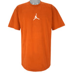 Jordan - Orange Big Logo T-Shirt 1990s X-Large Vintage Retro