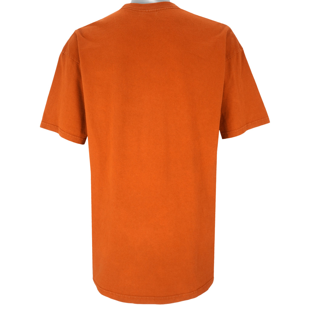 Jordan - Orange Big Logo T-Shirt 1990s X-Large Vintage Retro