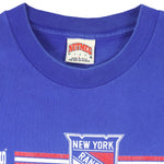 NHL (Nutmeg) - Rangers, Stanley Cup Champions T-Shirt 1994 Large Vintage Retro Hockey