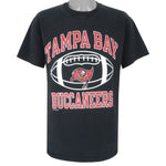 Champion - Tampa Bay Buccaneers Big Logo T-Shirt 1996 Large Vintage Retro Football
