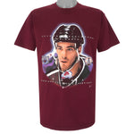 NHL (Gildan) - Colorado Avalanche, Joe Sakig T-Shirt 2001 Large Vintage Retro Hockey