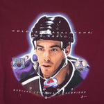 NHL (Gildan) - Colorado Avalanche, Joe Sakig T-Shirt 2001 Large Vintage Retro Hockey