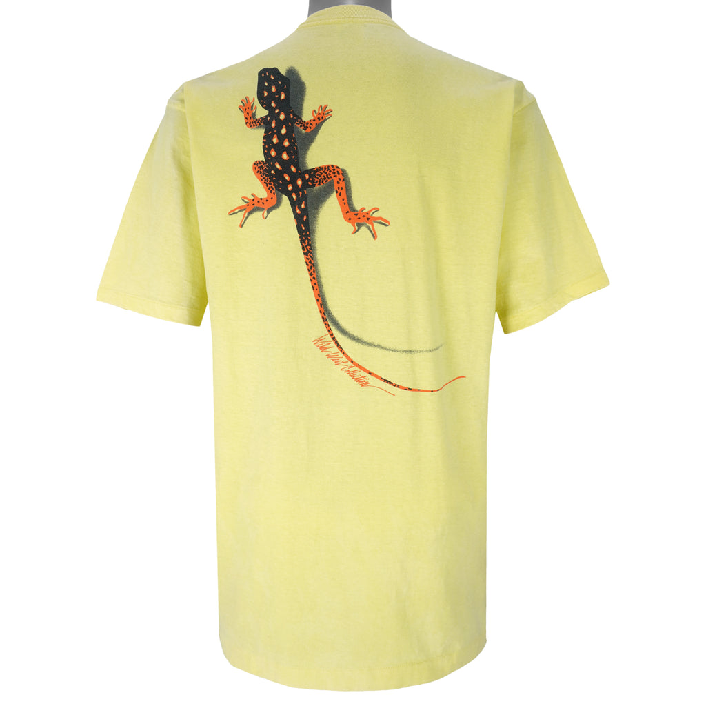 Vintage (Marlboro) - Yellow Gecko Unlimited T-Shirt 1990s X-Large Vintage Retro