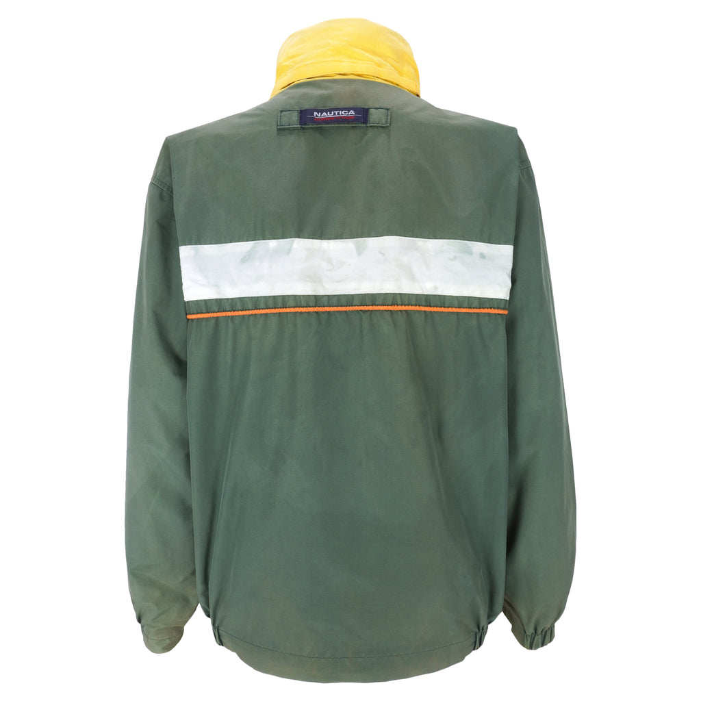 Nautica - Green Zip-Up Jacket 1990s X-Large Vintage Retro