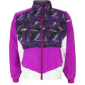 Reebok - Pink with Pattern Windbreaker 1990s Medium Vintage Retro
