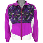 Reebok - Pink with Pattern Windbreaker 1990s Medium Vintage Retro