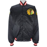 Starter - Chicago Blackhawks Satin Jacket 1990s XX-Large Vintage Retro Hockey