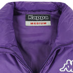 Kappa - Purple Zip-Up Vest 1990s Medium Vintage Retro