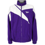 Reebok - Purple Shawn Kemp Kamikaze Style Warm-up Windbreaker 1990s X-Large