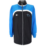 Starter - Carolina Panthers Hooded Windbreaker 1990s X-Large Vintage Retro Football