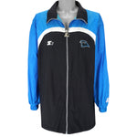 Starter - Carolina Panthers Hooded Windbreaker 1990s X-Large Vintage Retro Football