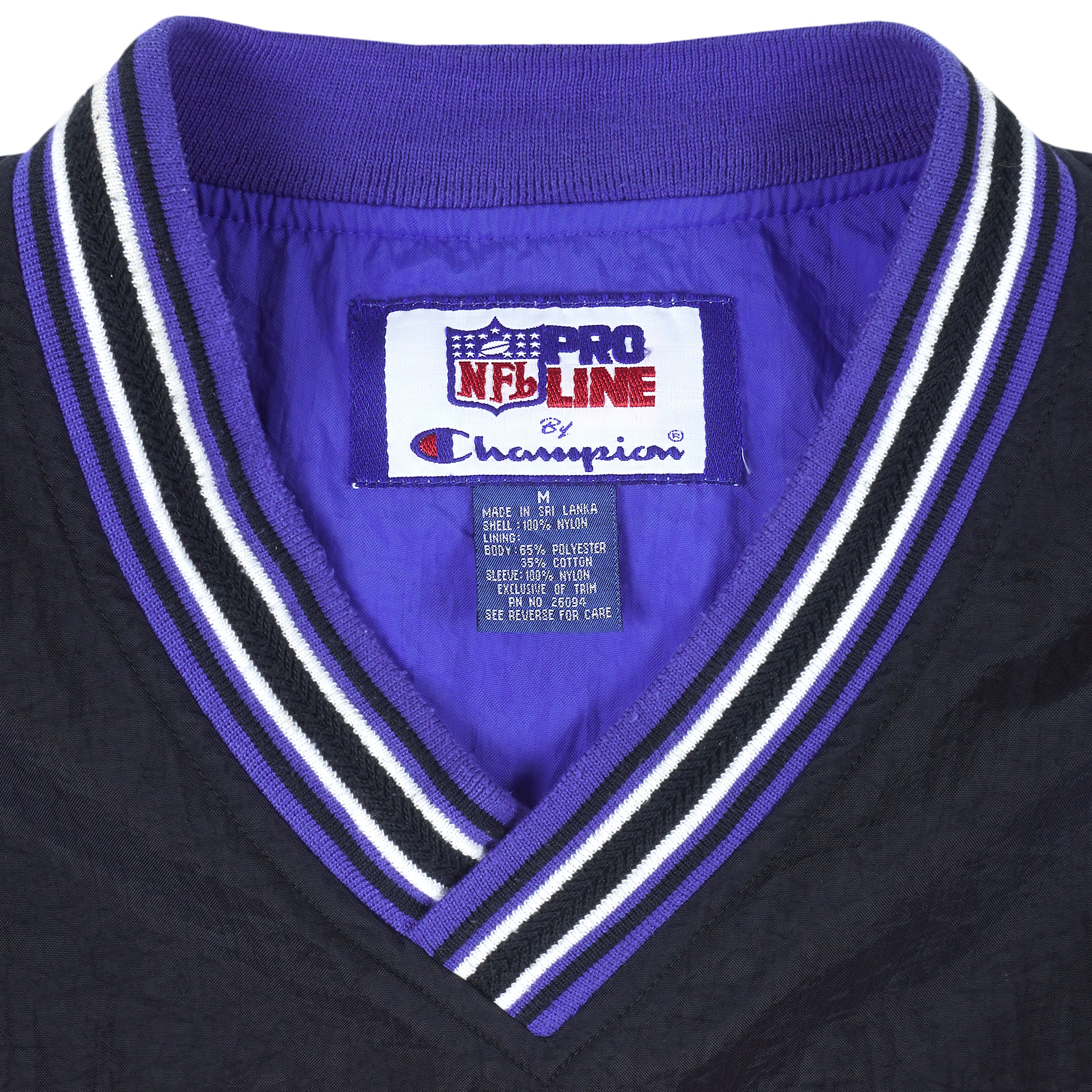 Champion - New England Patriots Pullover Windbreaker 1990s Medium