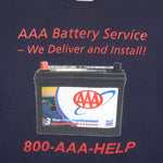 Vintage - AAA Battery Service Crew Neck Sweatshirt 1990s X-Large Vintage Retro