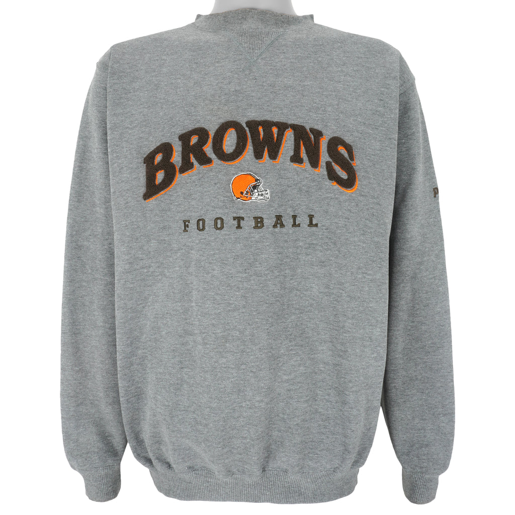 Puma - Cleveland Browns Crew Neck Sweatshirt 1990s Large Vintage Retro Football
