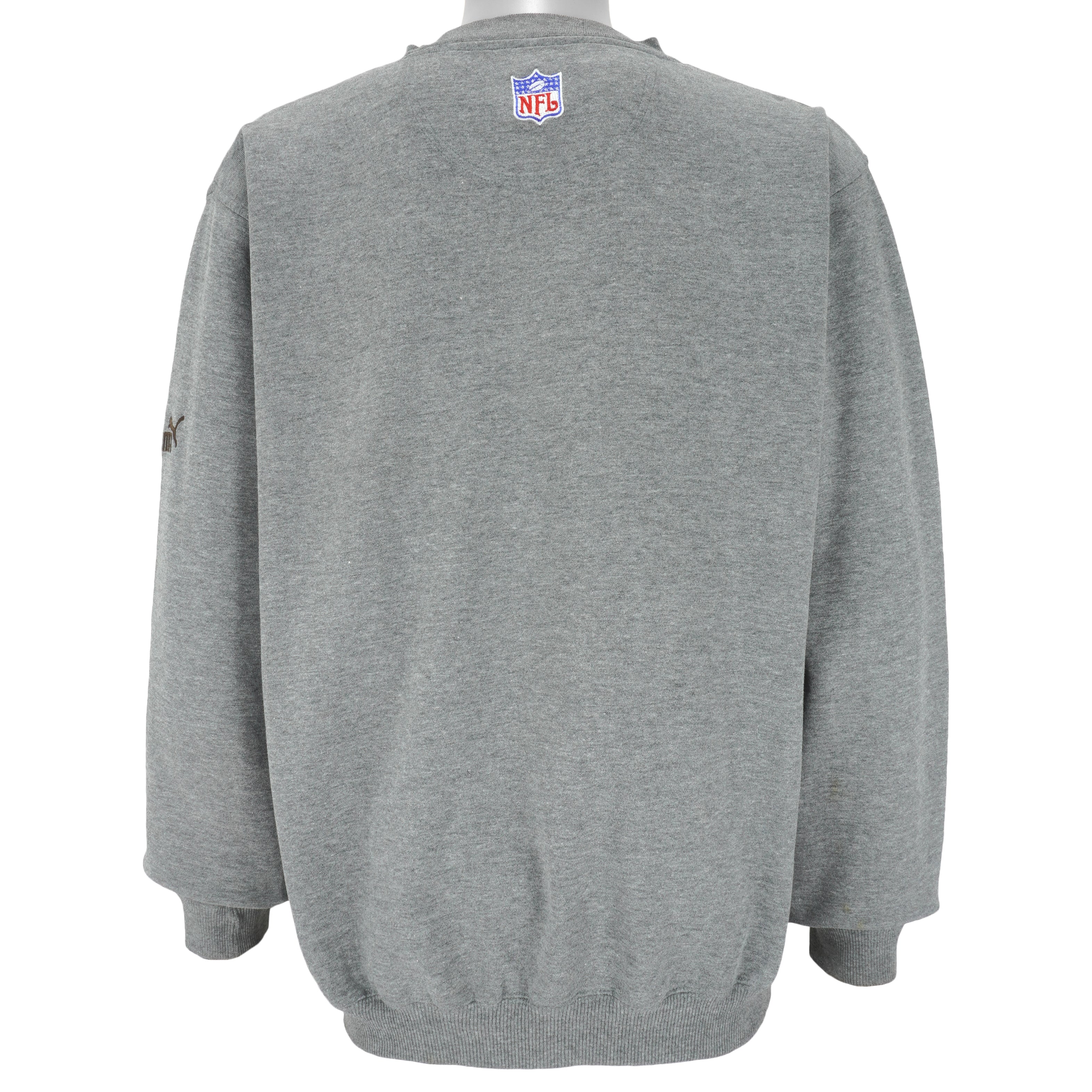 Puma - Cleveland Browns Crew Neck Sweatshirt 1990s Large Vintage Retro Football