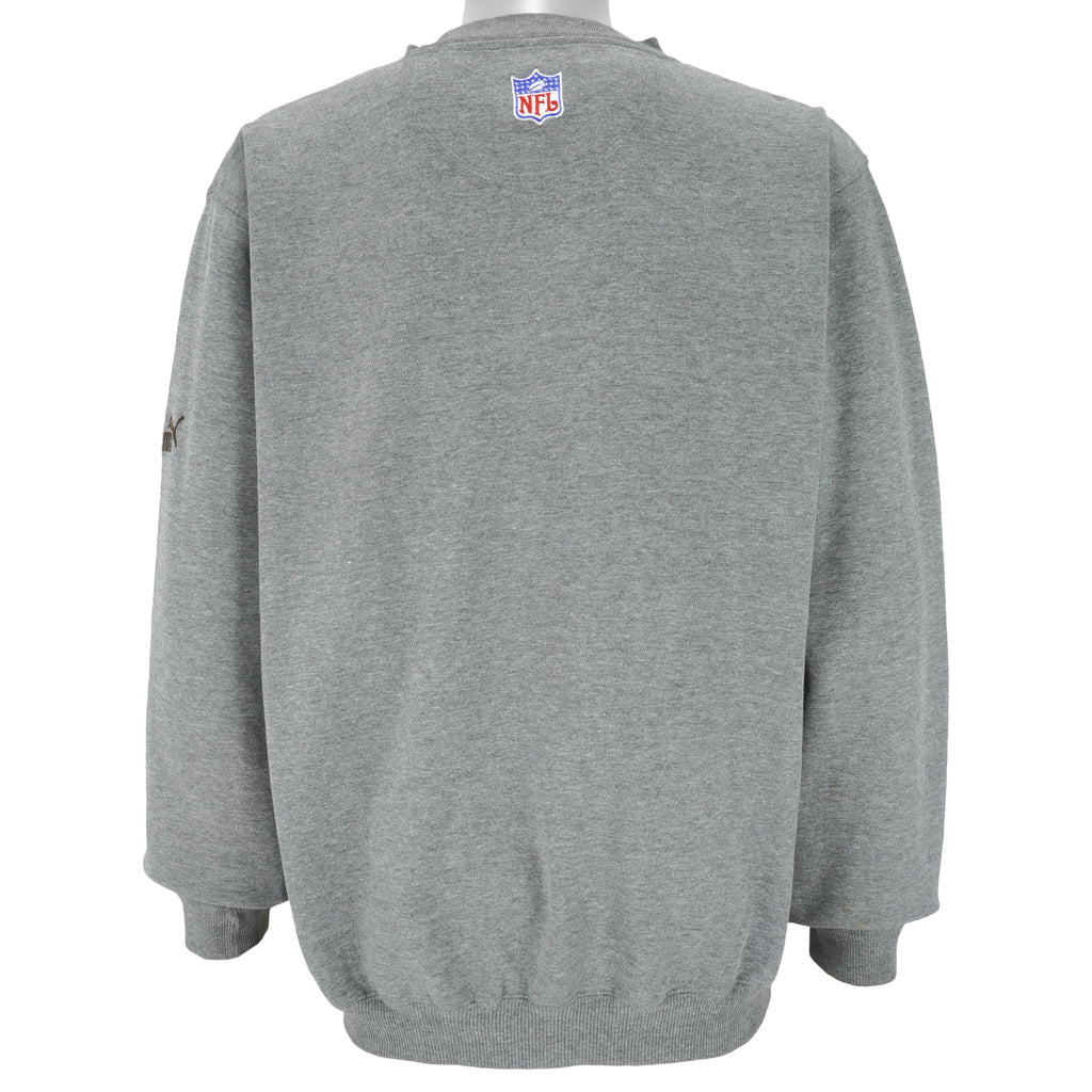 Puma - Cleveland Browns Crew Neck Sweatshirt 1990s Large Vintage Retro Football