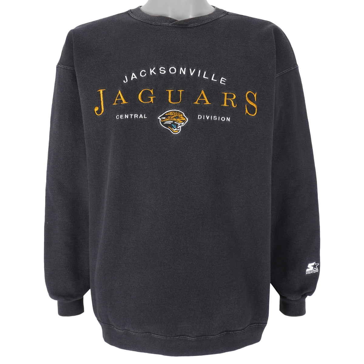 Starter - Jacksonville Jaguars Crew Neck Sweatshirt 1990s Medium Vintage Retro Football