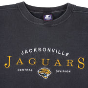 Starter - Jacksonville Jaguars Crew Neck Sweatshirt 1990s Medium Vintage Retro Football