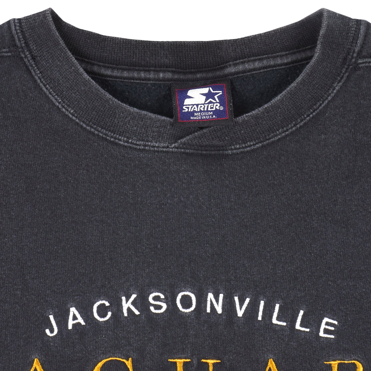 Starter - Jacksonville Jaguars Crew Neck Sweatshirt 1990s Medium Vintage Retro Football