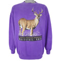 Vintage - Whitetail Buck Crew Neck Sweatshirt 1990s X-Large Vintage Retro