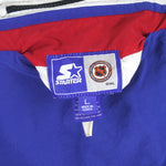 Starter - New York Rangers Reversible Pullover Windbreaker 1990s Large Vintage Retro Hockey