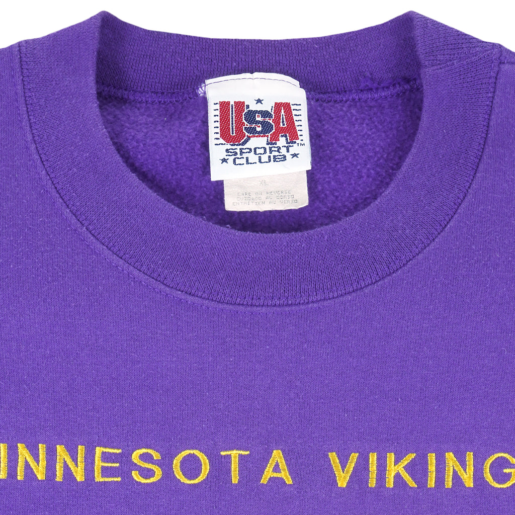 NFL - Minnesota Vikings, Daunte No.11 Sweatshirt 1990s X-Large Vintage Retro Football