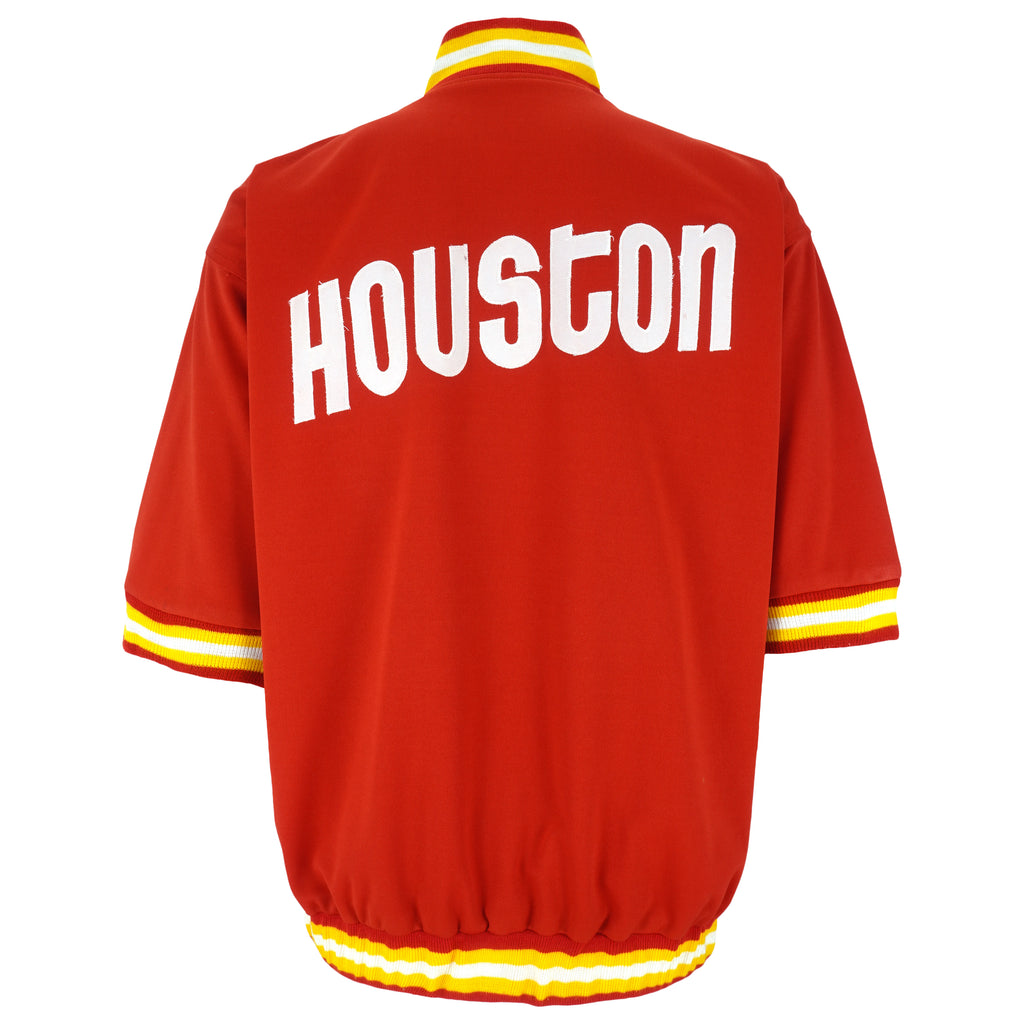 NBA (Spalding) - Houston Rockets Warm Up Jersey 1990s Medium Vintage Retro Basketball