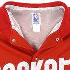 NBA (Spalding) - Houston Rockets Warm Up Jersey 1990s Medium Vintage Retro Basketball