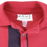 Vintage - e.n.u.f. International 1/4 Button Sweatshirt 1990s Small Vintage Retro