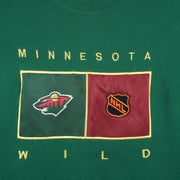NHL (USA Sport Club) - Minnesota Wild Embroidered Sweatshirt 2000s X-Large Vintage Retro Hockey